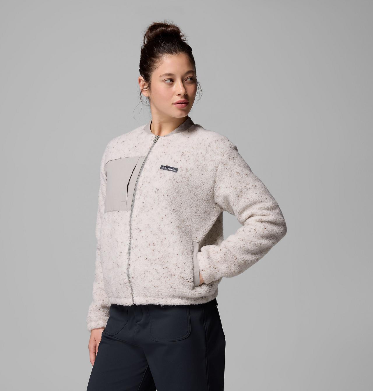 Women's Stellar Path™ Fleece Bomber Full Zip Jacket 5