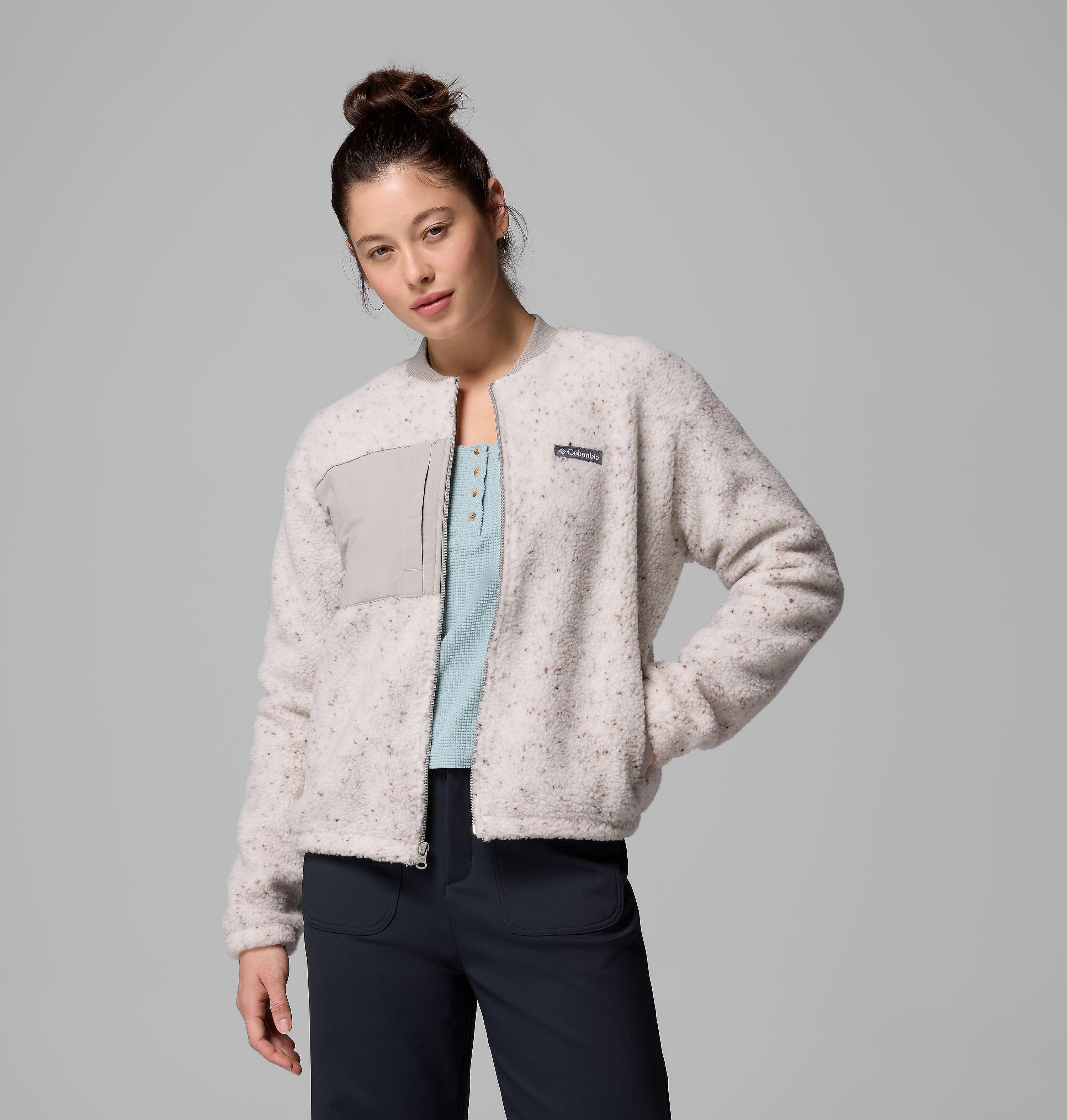 Women's Stellar Path™ Fleece Bomber Full Zip Jacket - thumbnail 5