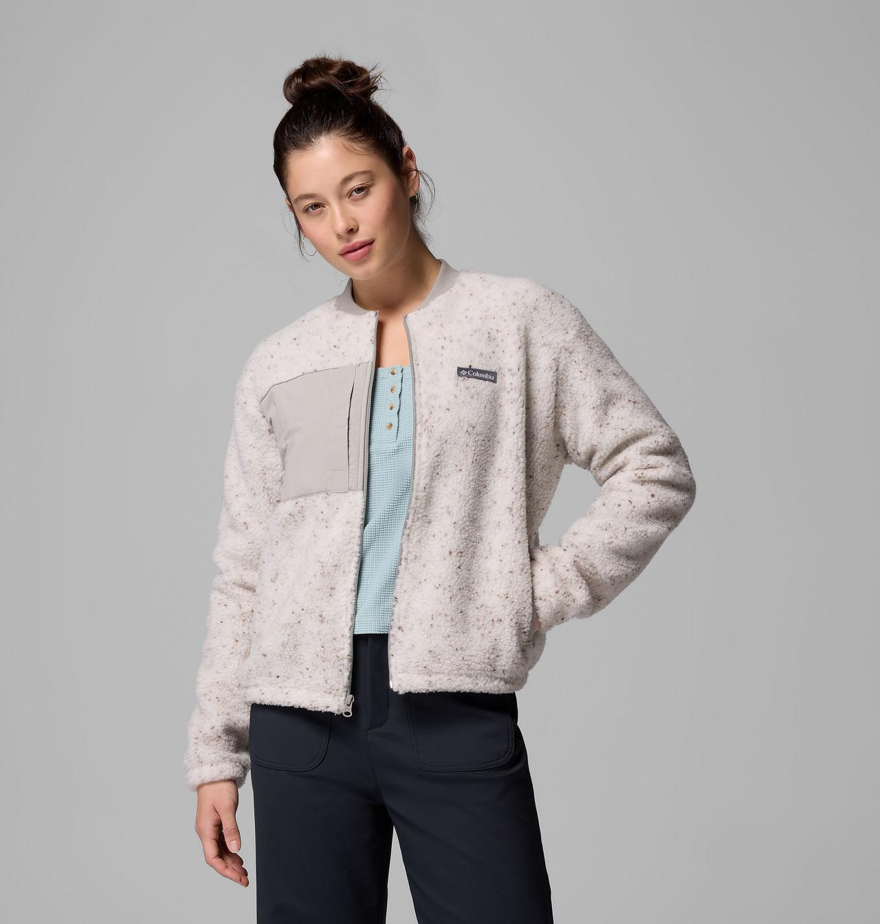 Women's Stellar Path™ Fleece Bomber Full Zip Jacket 6