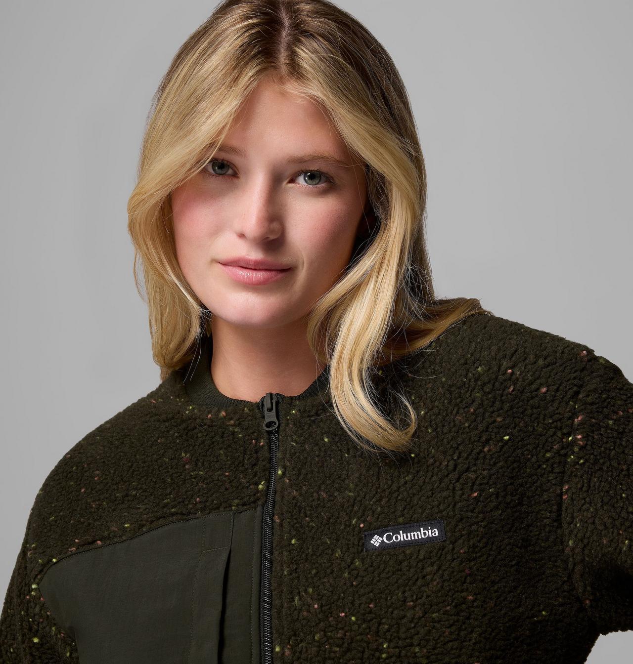 Women's Stellar Path™ Fleece Bomber Full Zip Jacket 6