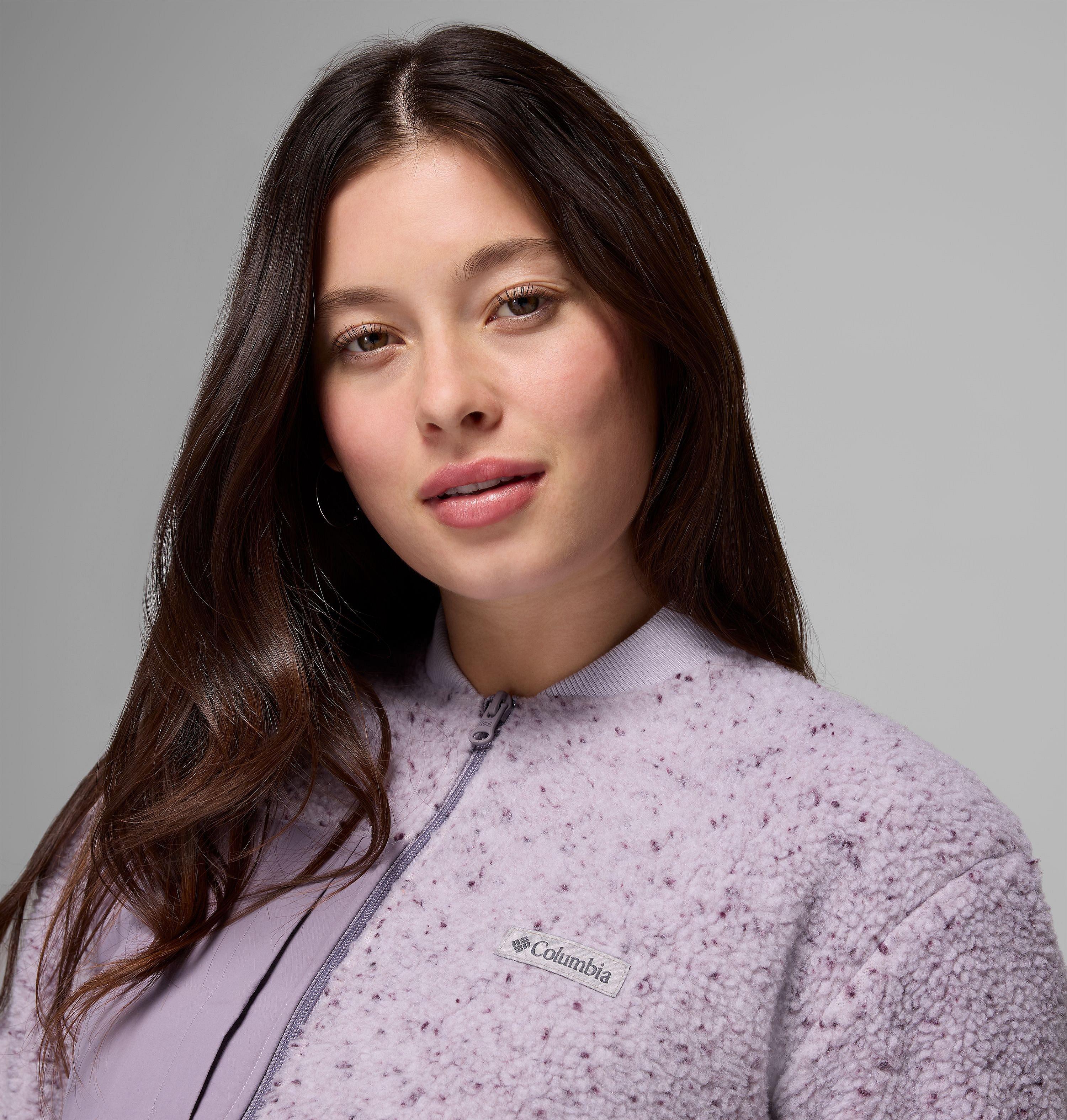 Women's Stellar Path Fleece Bomber Full Zip Jacket 6
