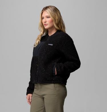 Chaqueta bomber de forro polar Stellar Path para mujer, Color: Black, image 8