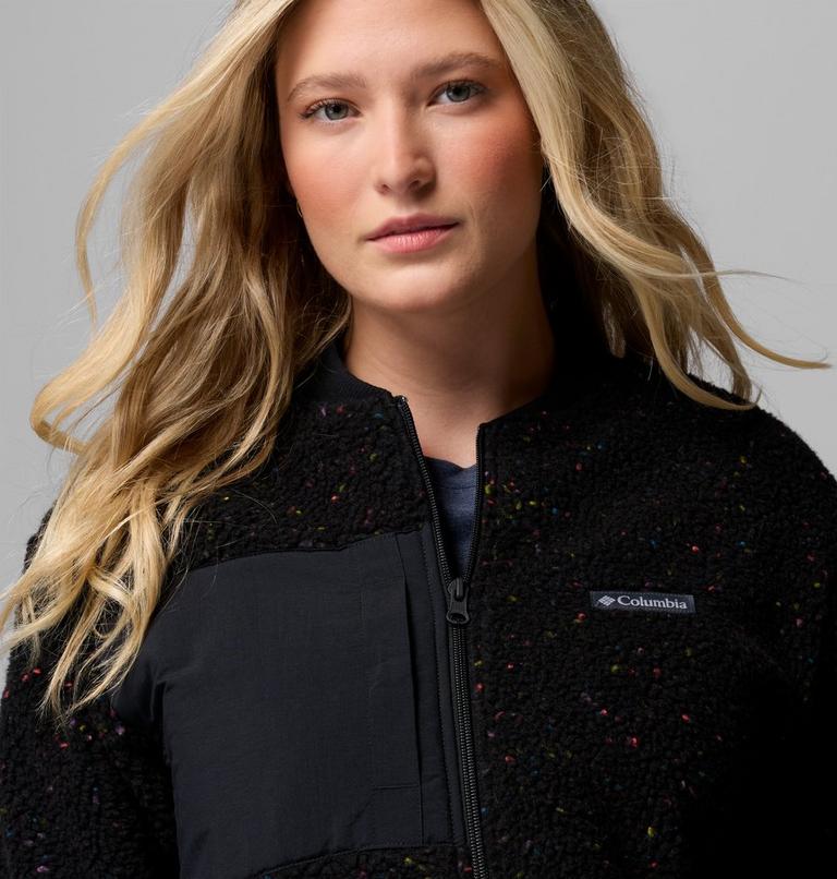 Chaqueta bomber de forro polar Stellar Path para mujer, Color: Black, image 6