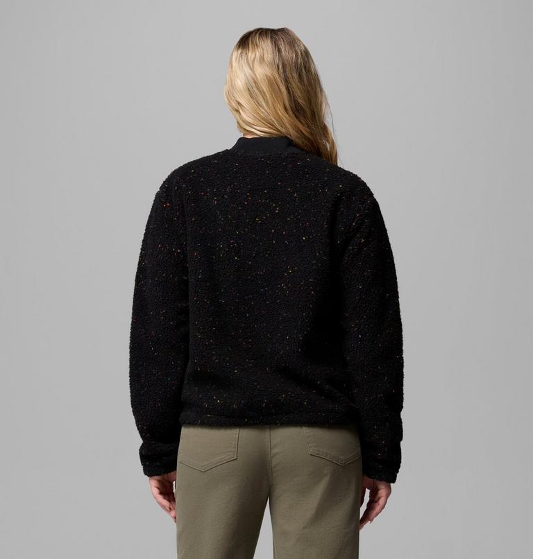 Chaqueta bomber de forro polar Stellar Path para mujer, Color: Black, image 3