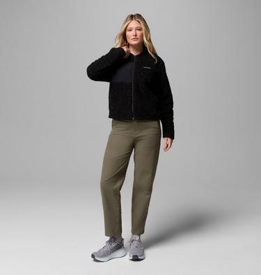 Chaqueta bomber de forro polar Stellar Path para mujer, Color: Black, image 6
