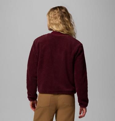 Stellar Path Fleece Bomber Jacke für Frauen, Color: Rich Wine, image 3