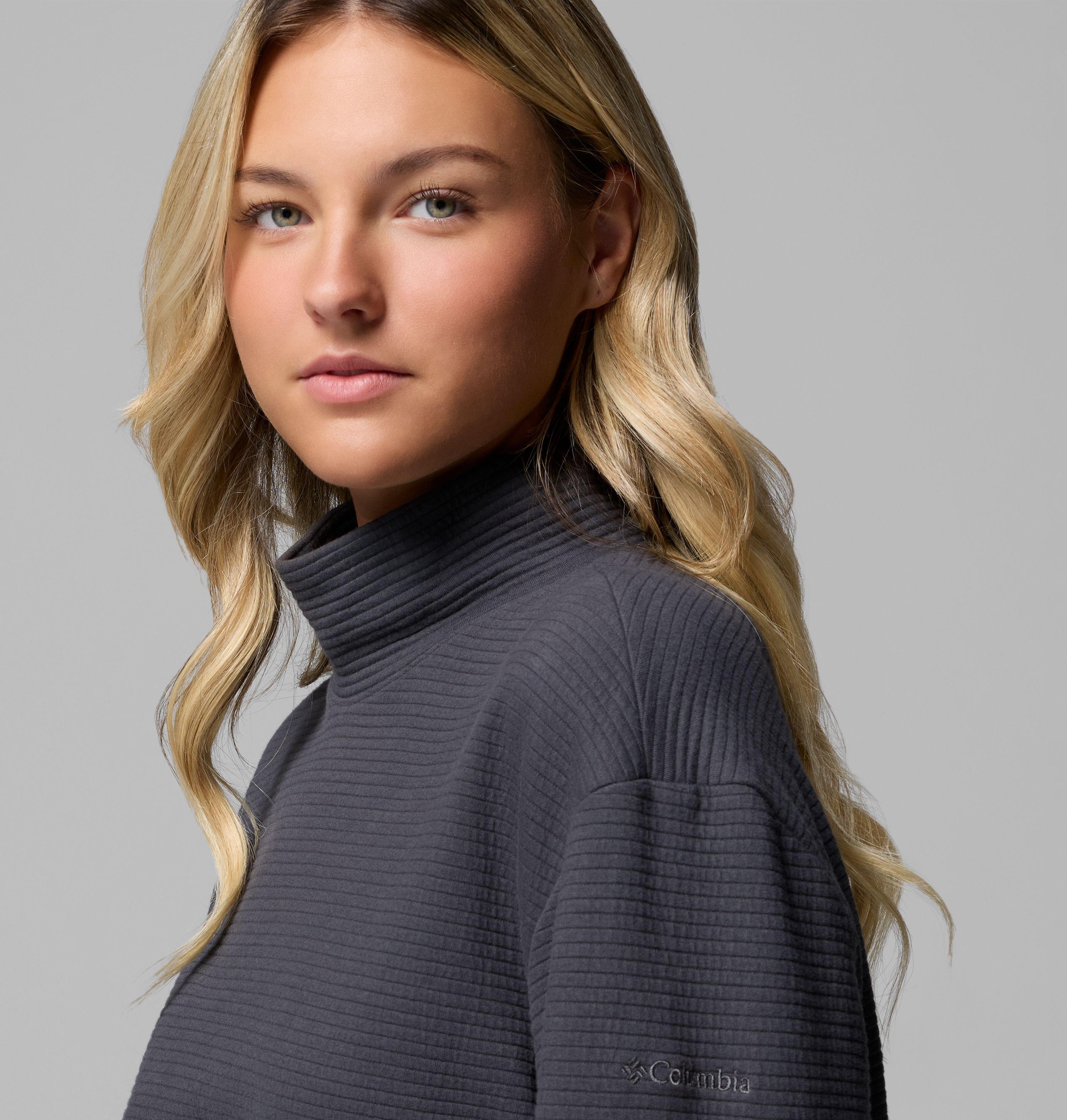 Women's PFG Open Water Mock Neck Long Sleeve Shirt 5