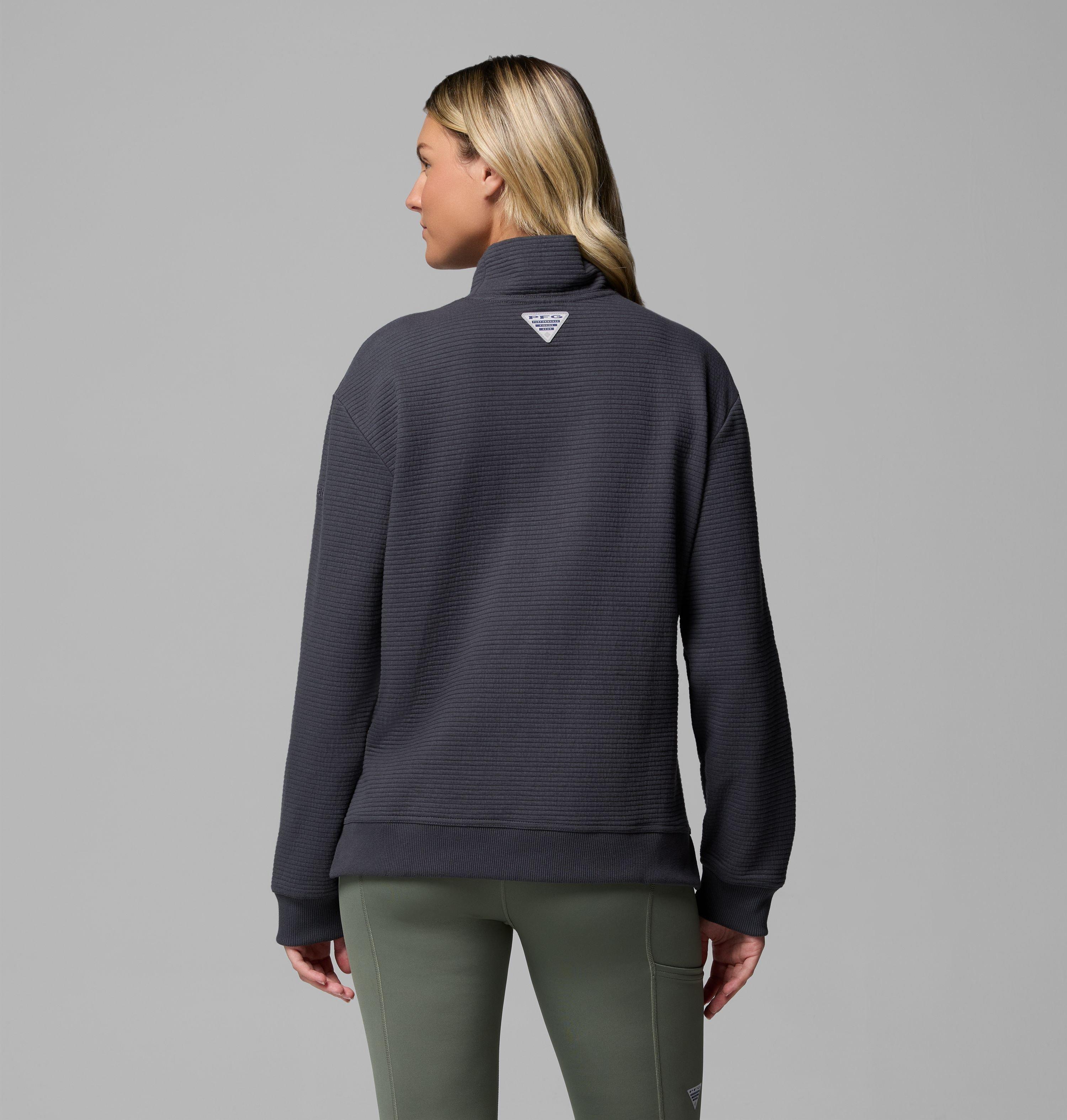 Women's PFG Open Water Mock Neck Long Sleeve Shirt 3