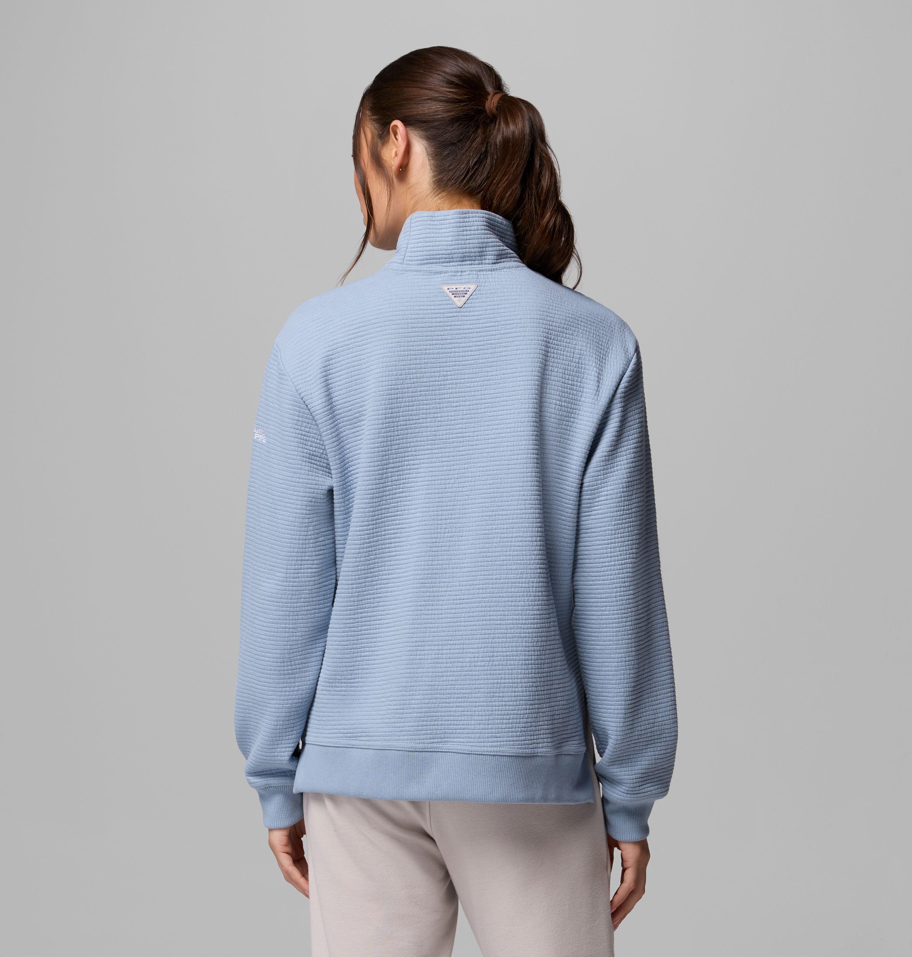 Women's PFG Open Water Mock Neck Long Sleeve Shirt 3
