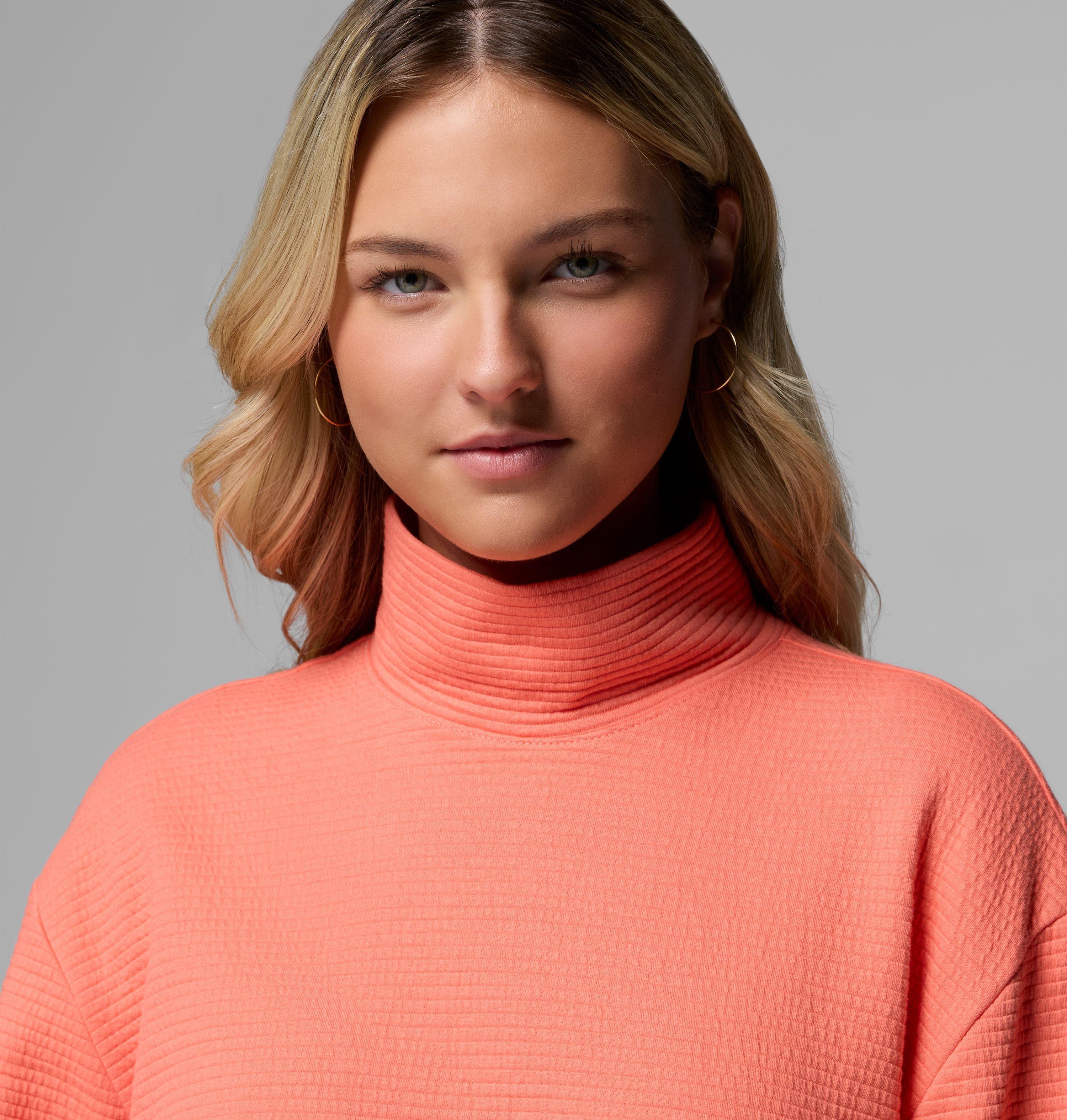 Women's PFG Open Water Mock Neck Long Sleeve Shirt | Columbia