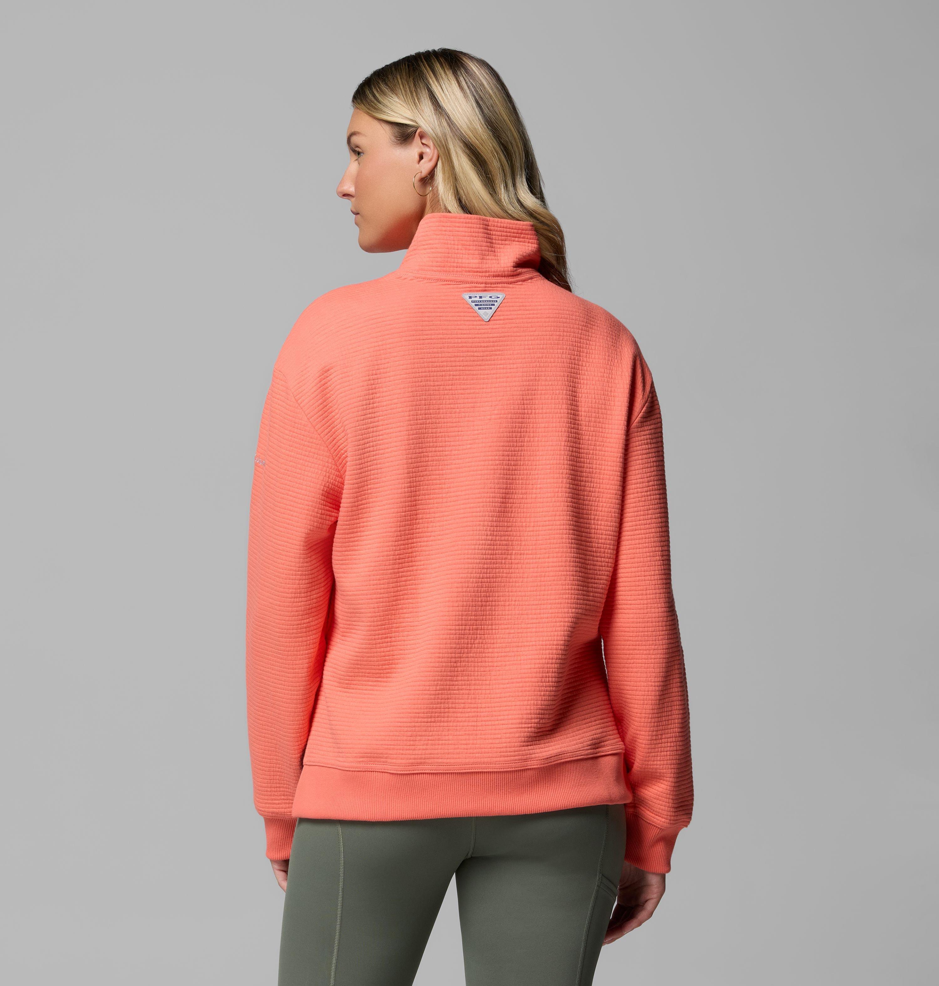 Women's PFG Open Water Mock Neck Long Sleeve Shirt 3