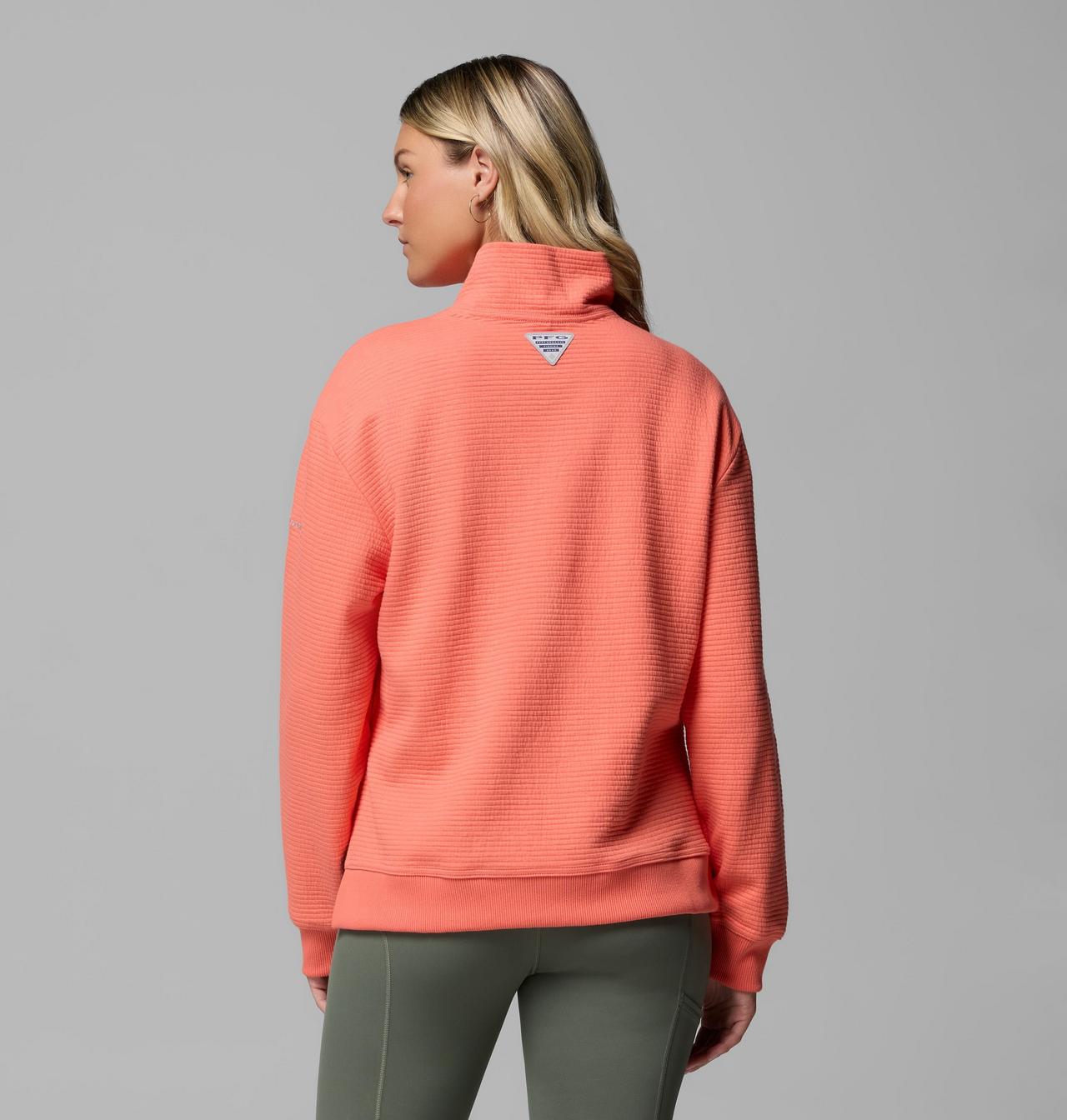 Women's PFG Open Water™ Mock Neck Long Sleeve Shirt | 853 | S 3