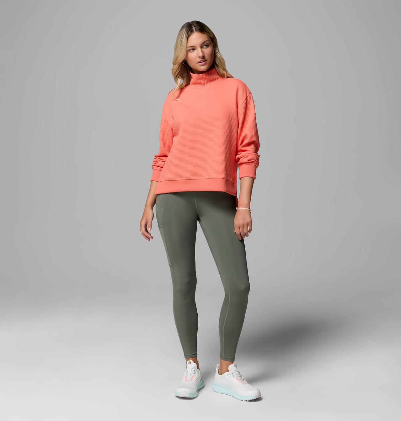 Women's PFG Open Water™ Mock Neck Long Sleeve Shirt | 853 | S 2