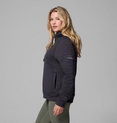 Women's PFG Open Water Quilted Hoodie, Color: Shark, image 4