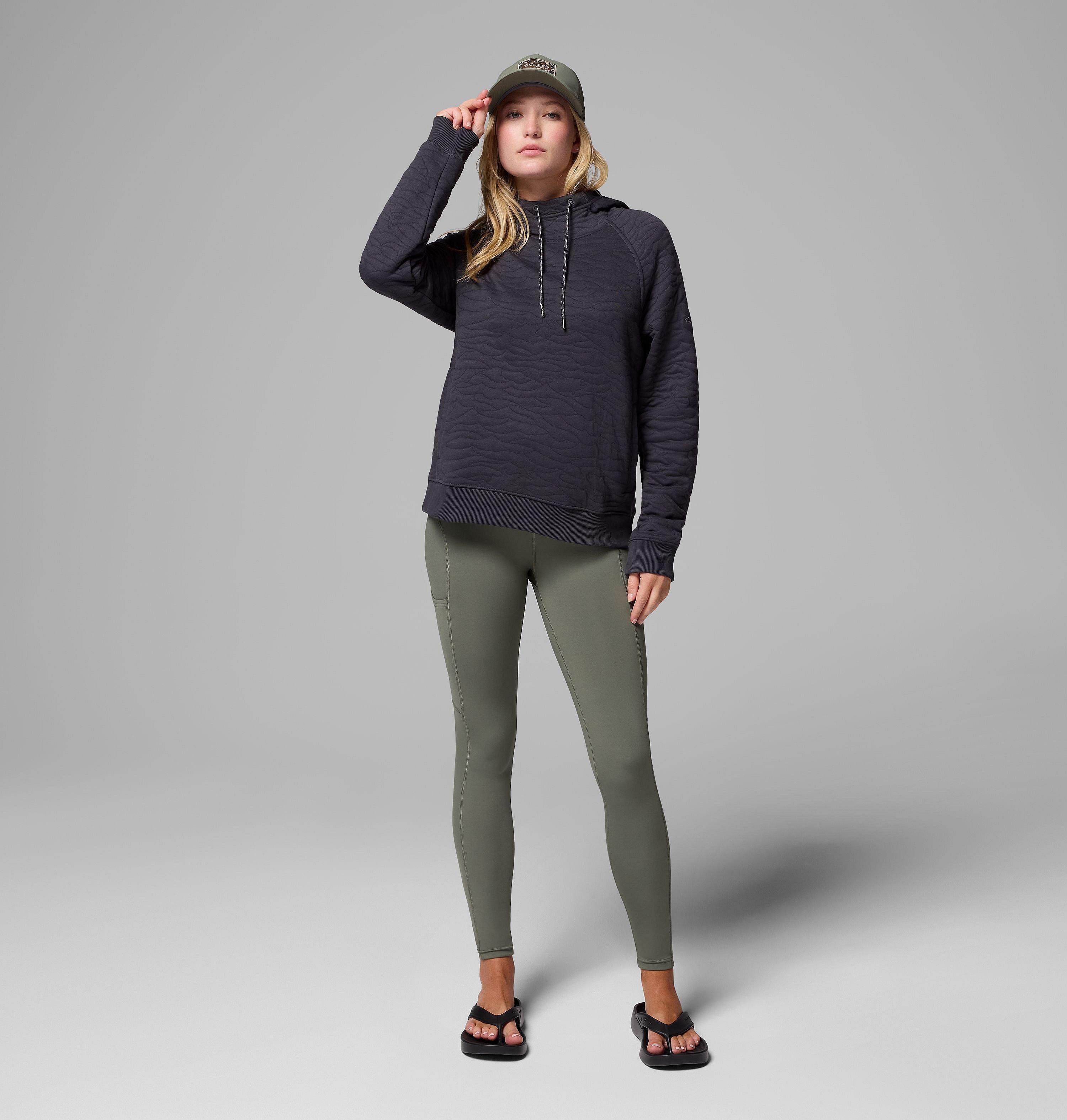 Women's PFG Open Water Quilted Hoodie | 011 | M 2