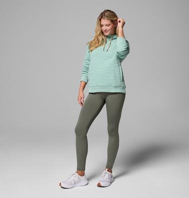 Sudadera acolchada con capucha PFG Open Water para mujer, Color: Misty Jade, image 4