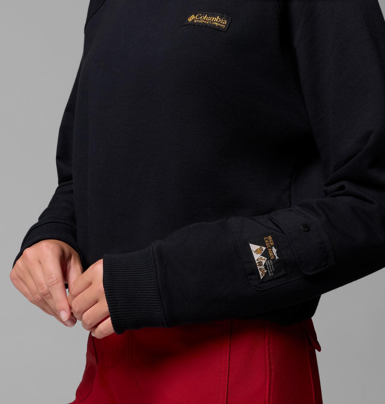 Women's High Cascades™ Crop French Terry Long Sleeve Shirt | 010 | S 7