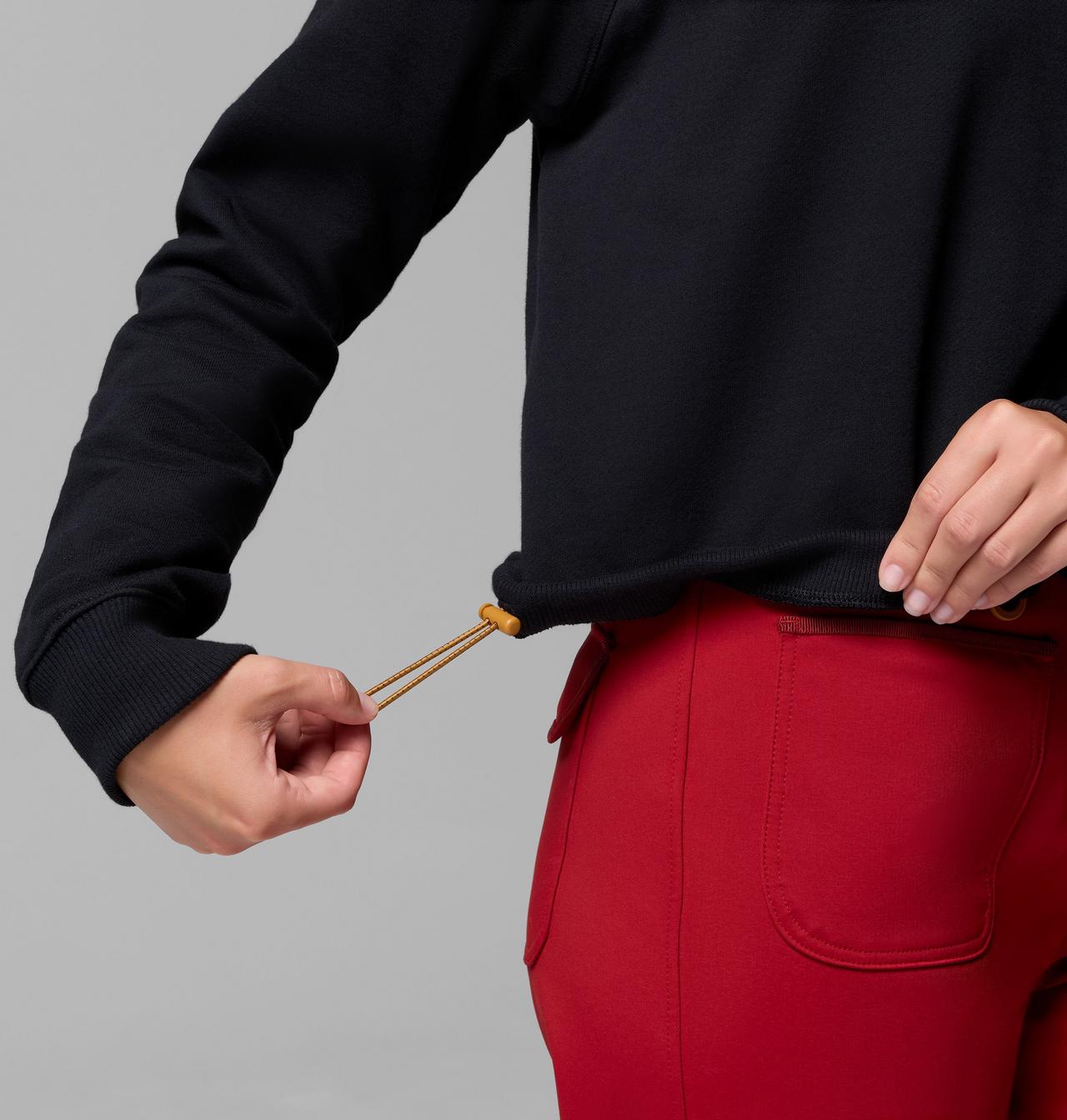 Women's High Cascades™ Crop French Terry Long Sleeve Shirt | 010 | S 8