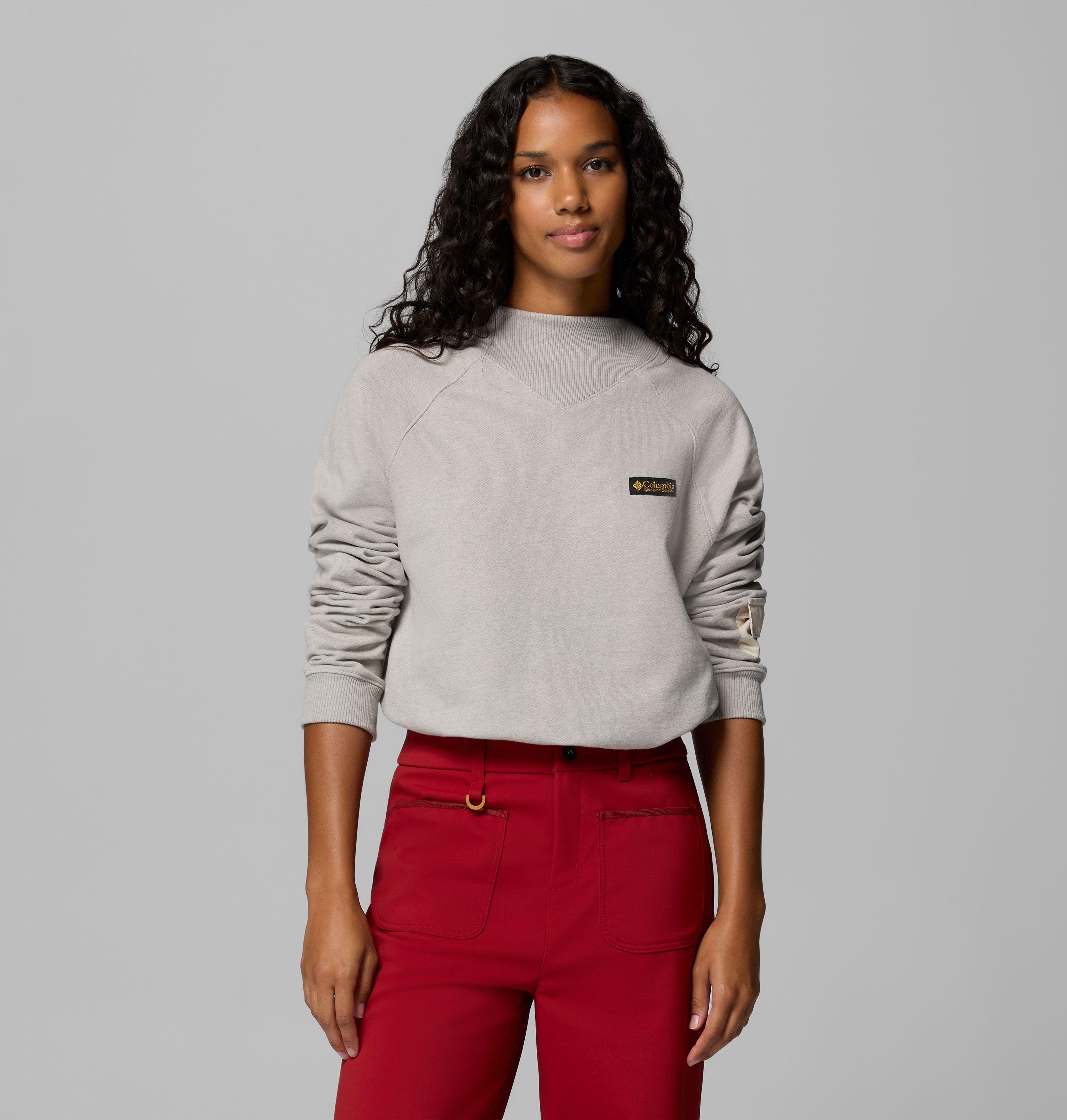 Women's High Cascades Crop French Terry Long Sleeve Shirt 5