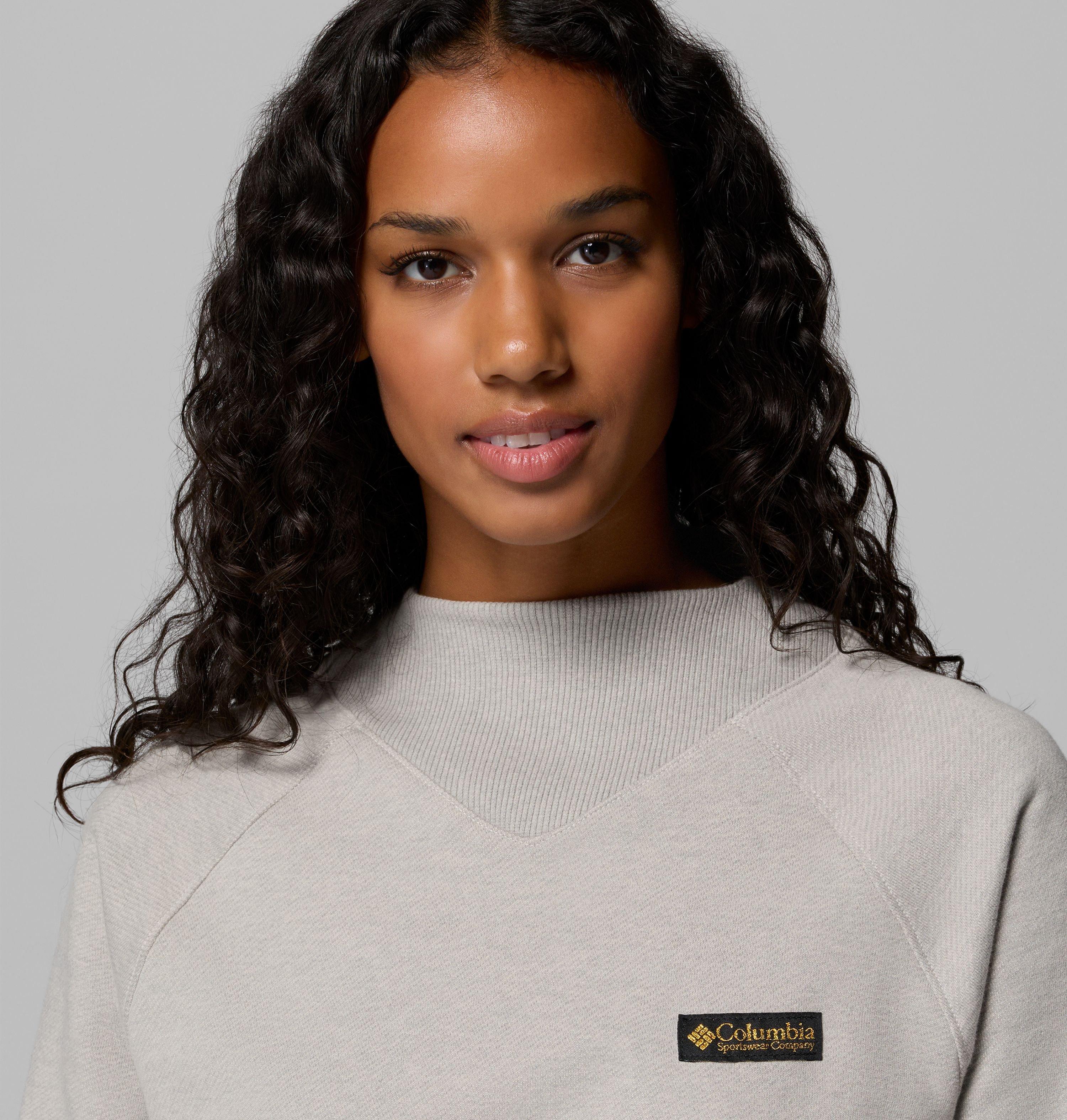 Women's High Cascades Crop French Terry Long Sleeve Shirt 6