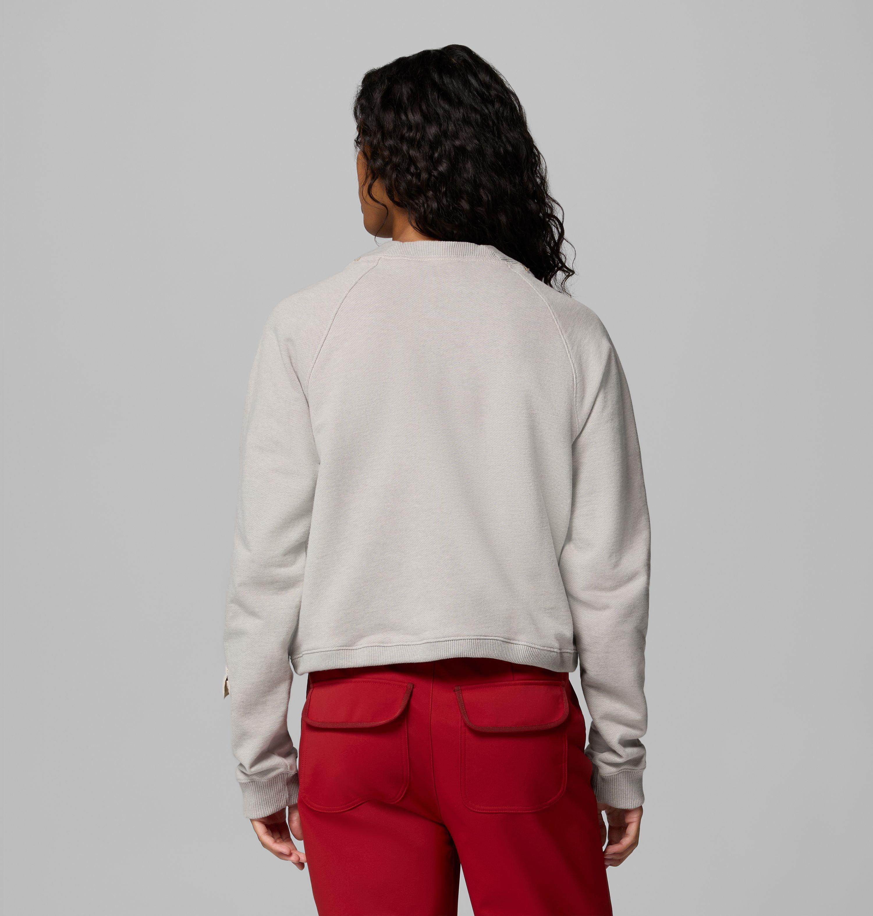 Women's High Cascades Crop French Terry Long Sleeve Shirt 3