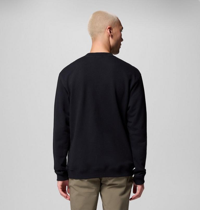 Men's High Cascades French Terry Long Sleeve T-Shirt, Color: Black, image 3