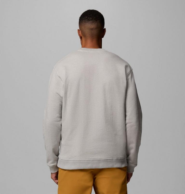 Men's High Cascades French Terry Long Sleeve Shirt, Color: Dark Stone, image 3