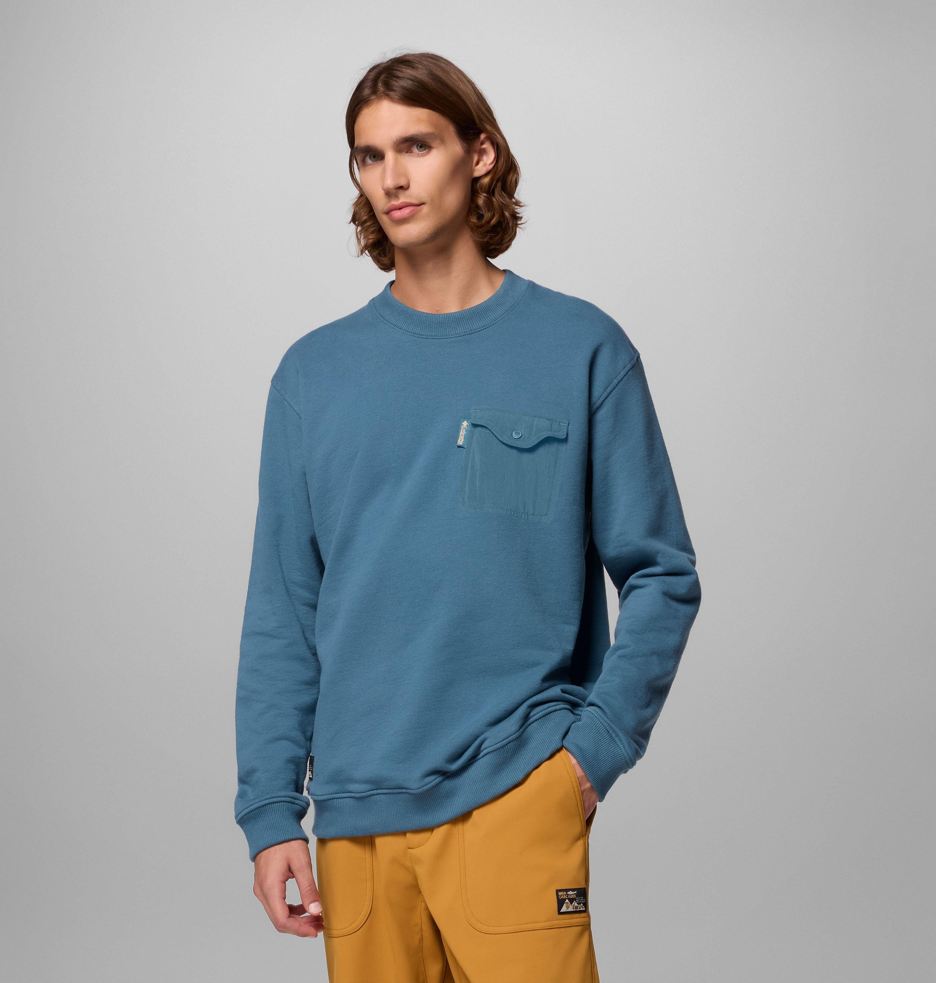 Columbia Men's High Cascades  French Terry Long Sleeve Shirt-