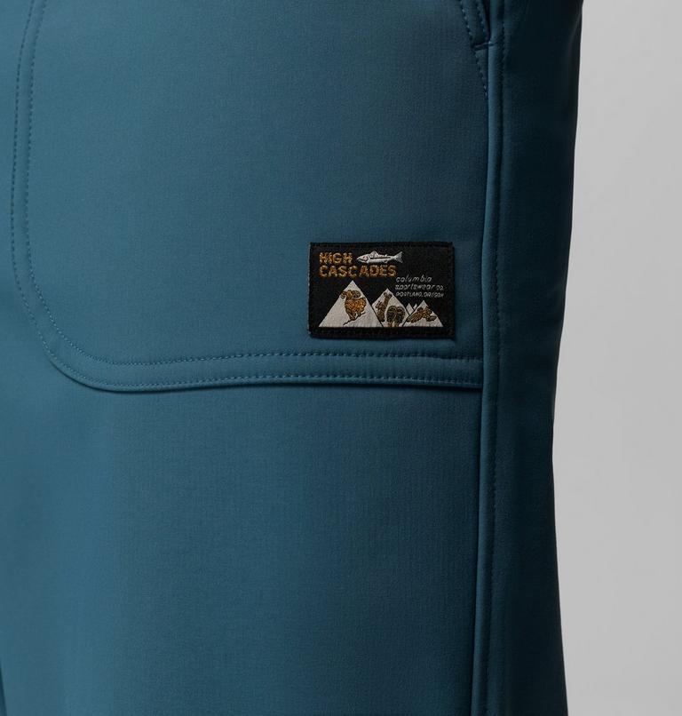 Men's High Cascades Softshell Trousers, Color: Everblue, image 8