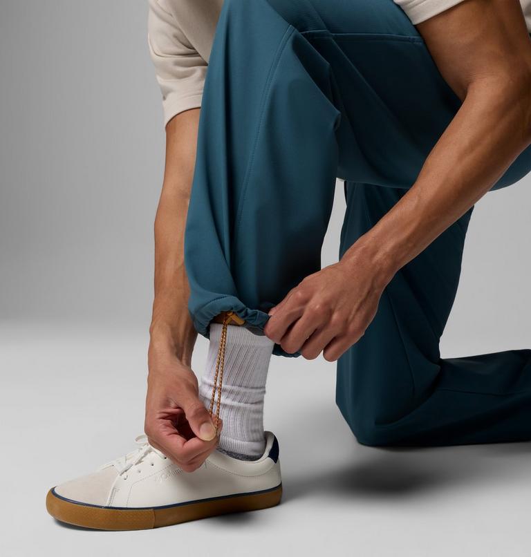 Men's High Cascades Softshell Trousers, Color: Everblue, image 9