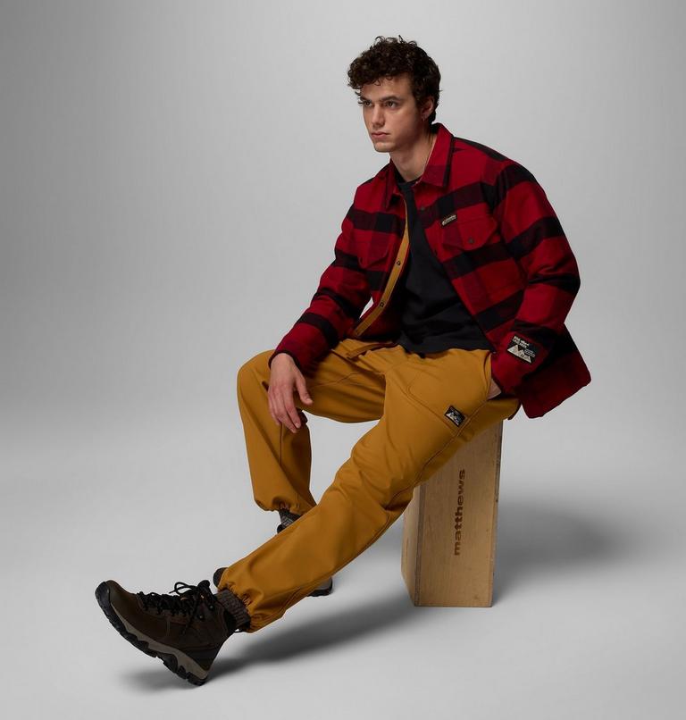 Men's High Cascades Softshell Trousers, Color: Maple Sugar, image 9