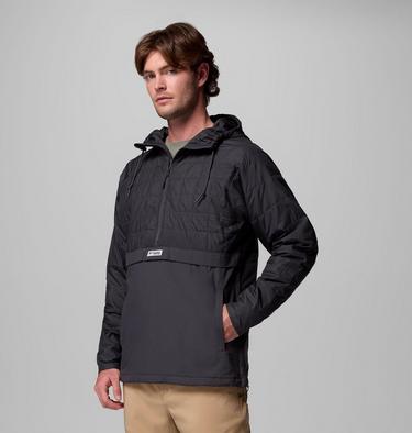 Men's PFG Uncharted II Insulated Hooded Anorak, Color: Shark, Shark, image 8