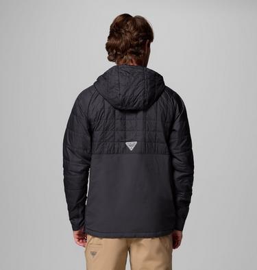 Men's PFG Uncharted II Insulated Hooded Anorak, Color: Shark, Shark, image 7