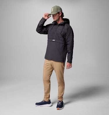 Men's PFG Uncharted II Insulated Hooded Anorak, Color: Shark, Shark, image 6