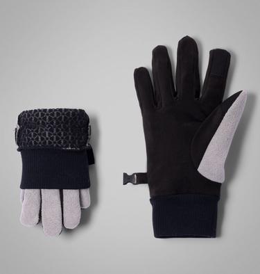 Women's Arctic Peak Gloves, Color: Flint Grey, Black, image 3