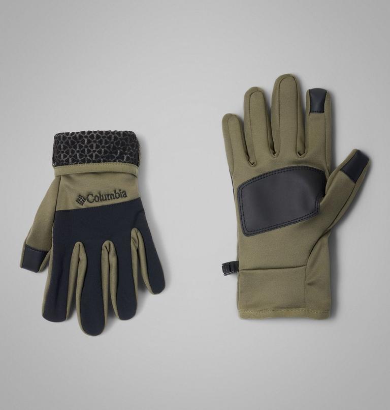Men's Arctic Crest Glove, Color: Stone Green, Black, image 4