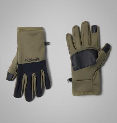 Men's Arctic Crest Glove, Color: Stone Green, Black, image 2