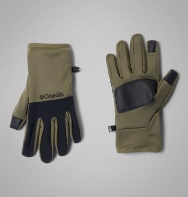 Men's Arctic Crest Glove, Color: Stone Green, Black, image 1
