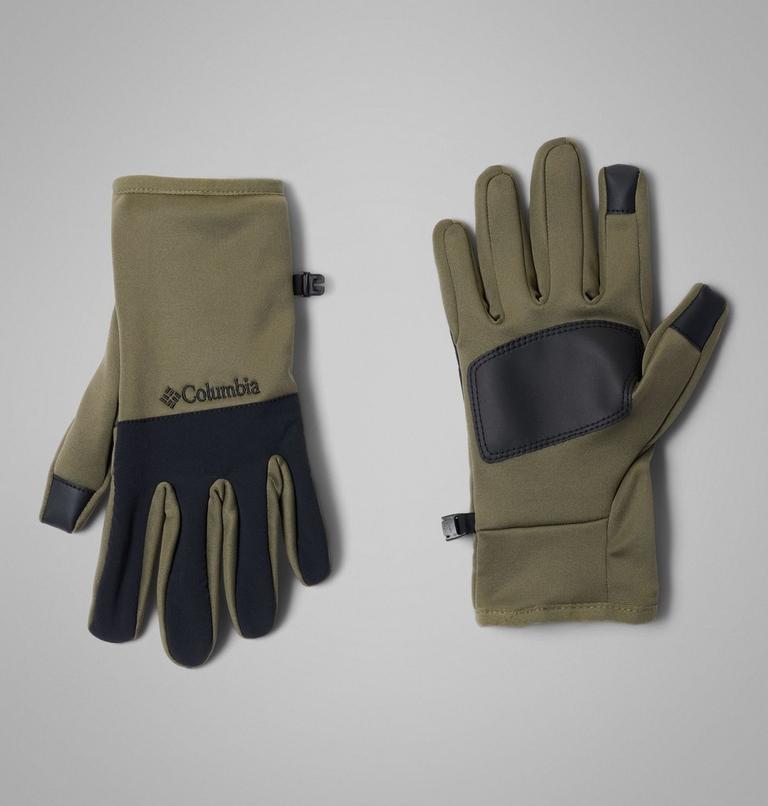 Men's Arctic Crest Glove, Color: Stone Green, Black, image 1