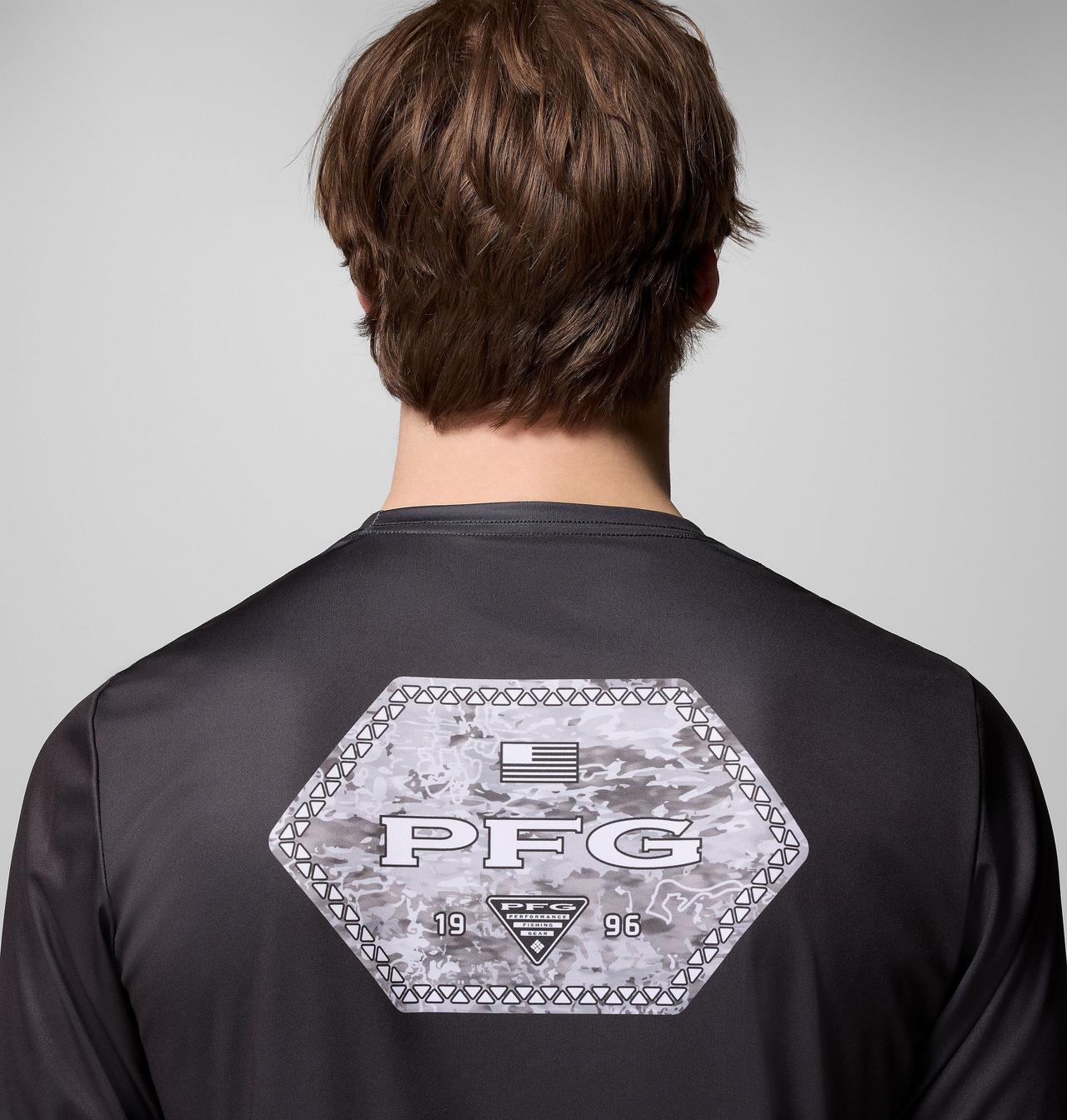 Men's Terminal Tackle PFG™ Border Hex Long Sleeve Shirt 6