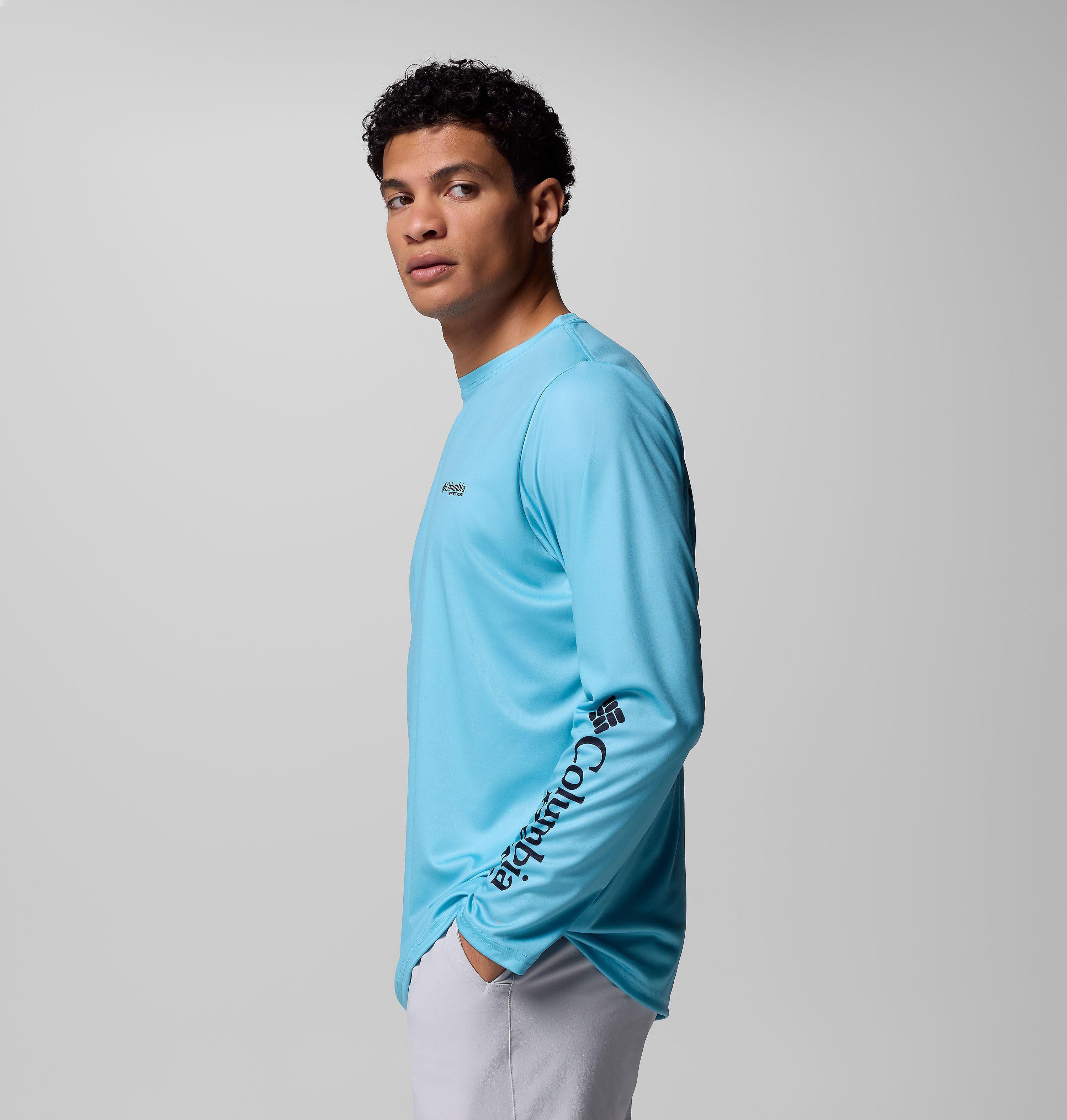 Men's Terminal Tackle PFG Horizon Line Long Sleeve Shirt | Columbia