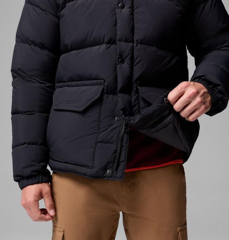 Men's Wallowa Down Hooded Jacket, Color: Black, image 8