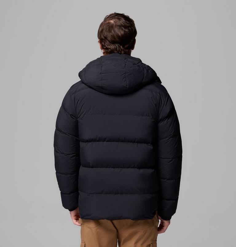 Men's Wallowa Down Hooded Jacket, Color: Black, image 3