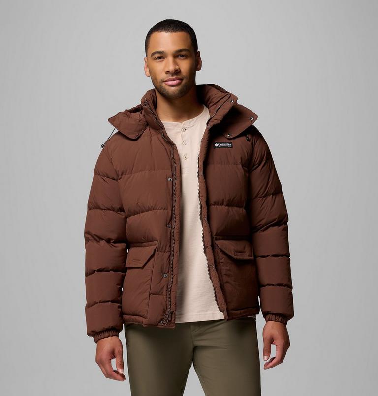 Men's Wallowa Down Hooded Jacket, Color: Tobacco, image 5