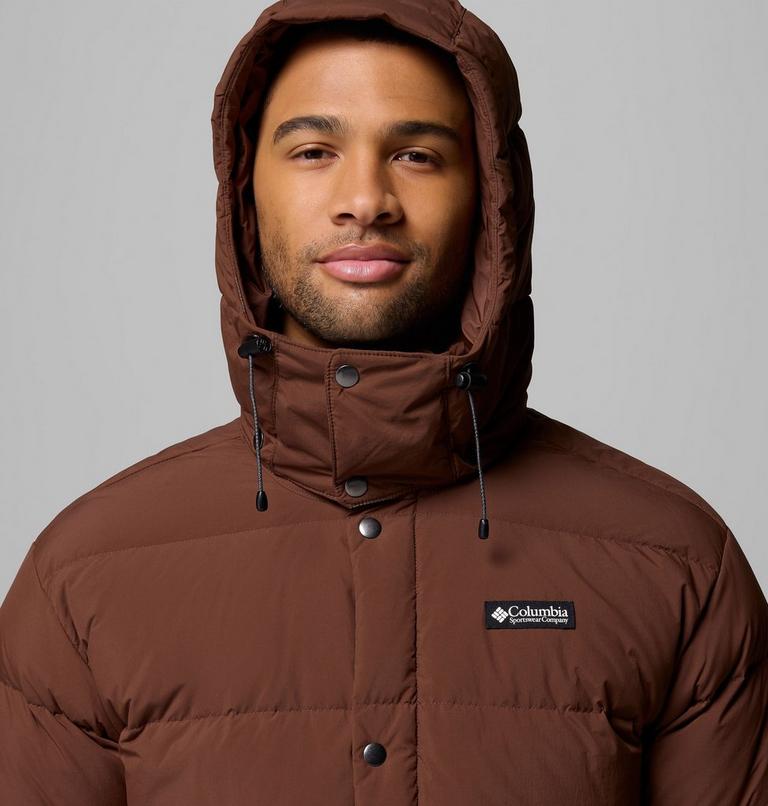 Men's Wallowa Down Hooded Jacket, Color: Tobacco, image 6