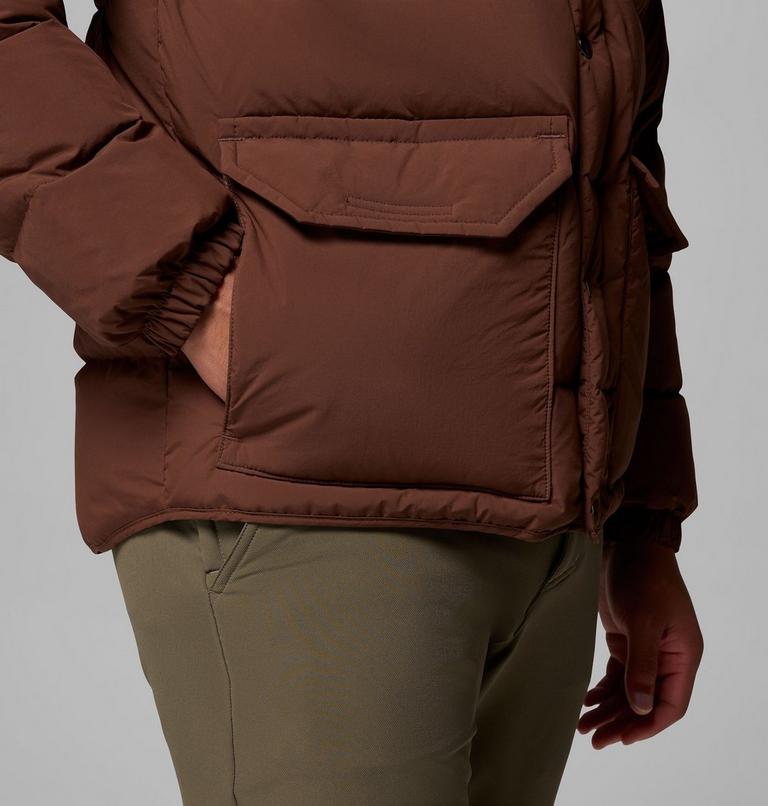Men's Wallowa Down Hooded Jacket, Color: Tobacco, image 10