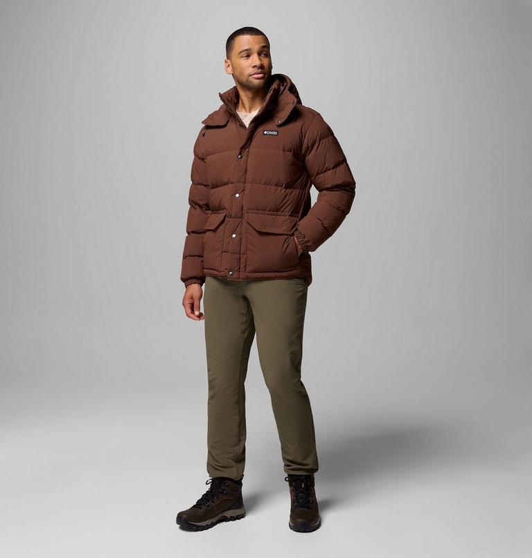 Men's Wallowa Down Hooded Jacket, Color: Tobacco, image 2