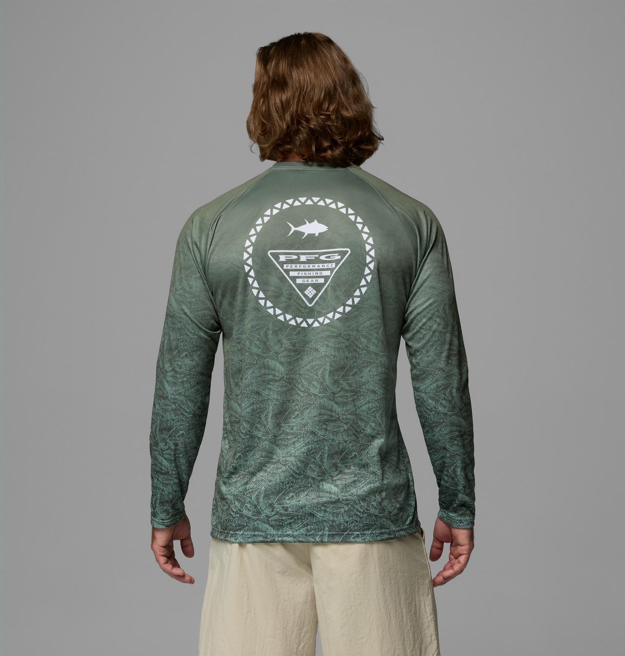 Men's Super Terminal Tackle PFG™ Border Circle Long Sleeve Shirt 3