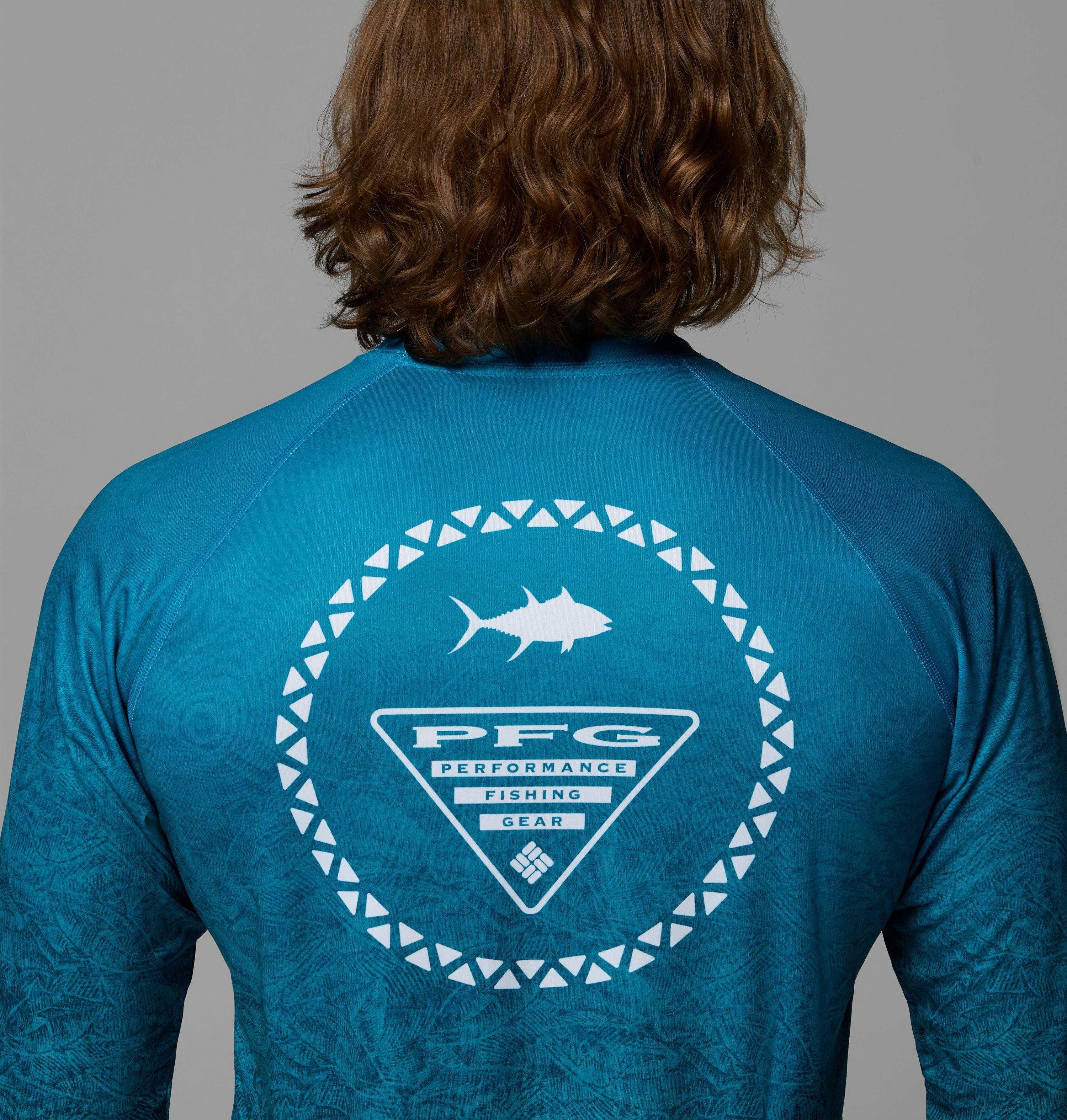 Men's Super Terminal Tackle PFG Border Circle Long Sleeve Shirt