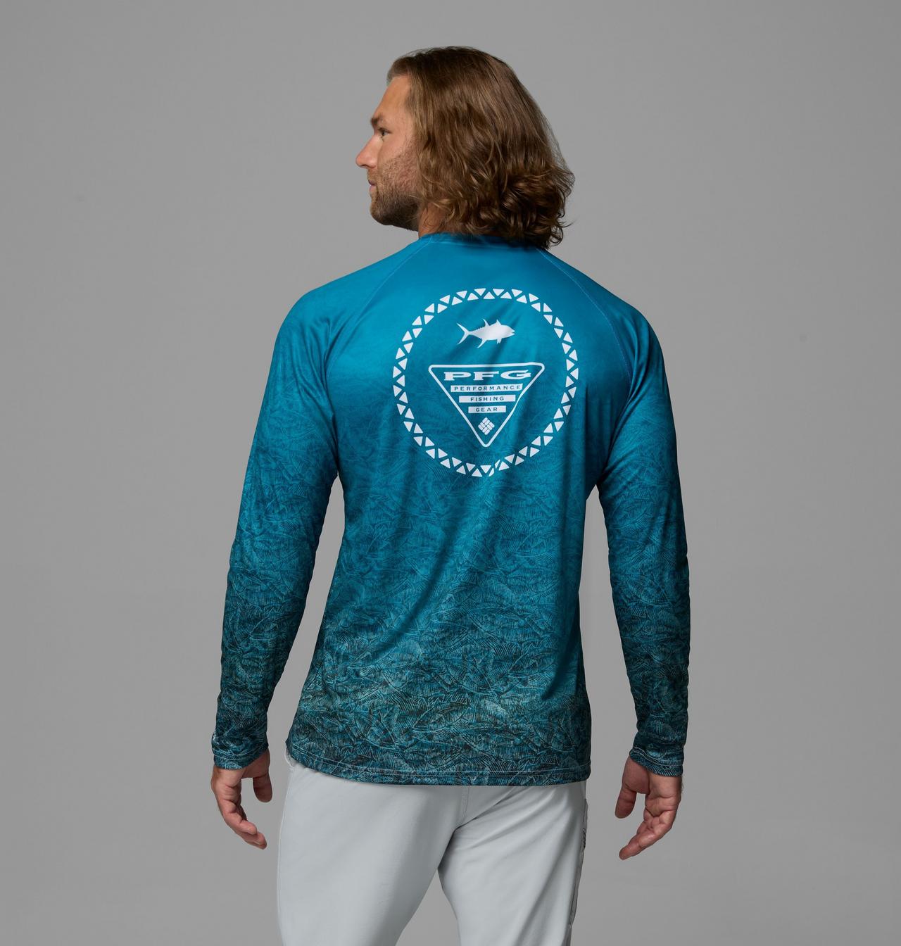 Men's Super Terminal Tackle PFG™ Border Circle Long Sleeve Shirt 3